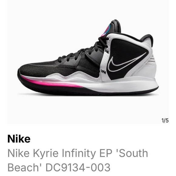 NIKE KYRIE INFINITY SOUTH BEACH BASKETBALL SHOES - Picture 3 of 7